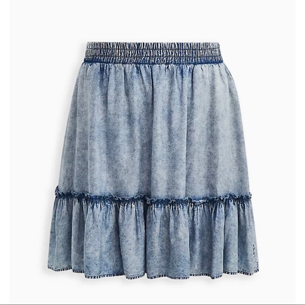 Mini Chambray Skirt Torrid Size 1